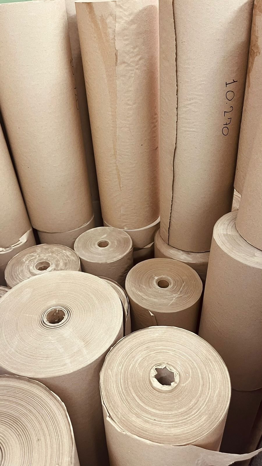 Bobina de papel kraft